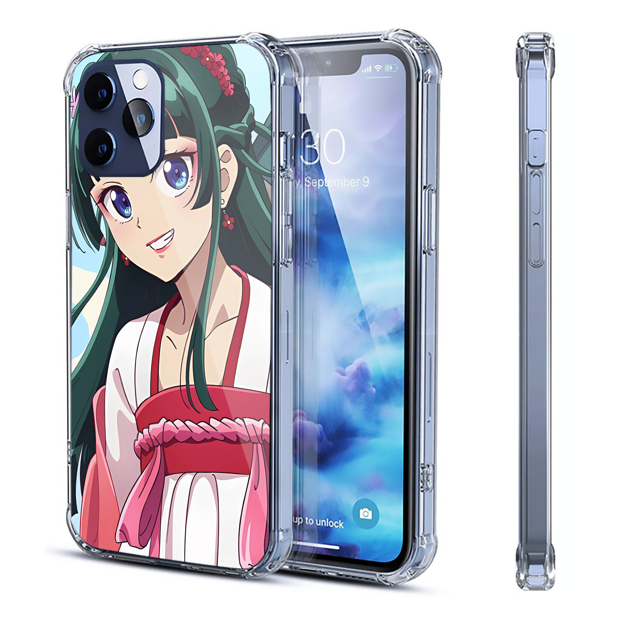 （画像用） 薬屋のひとりごと The Apothecary Diaries 【iPhone 12シリーズ対応】透明スマホケース（クリアソフトケース）